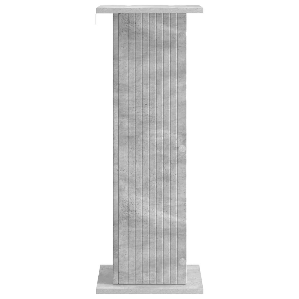 Produktbild för Växtställ Betonggrå 30,5 x 30 x 80,5 cm Konstruerat trä
