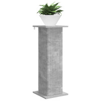 Produktbild för Växtställ 2 pcs Betonggrå 30,5 x 30 x 80,5 cm Konstruerat trä