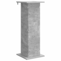 Produktbild för Växtställ 2 pcs Betonggrå 30,5 x 30 x 80,5 cm Konstruerat trä