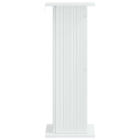 Produktbild för Växtställ 2 pcs Vit högglans 30,5 x 30 x 80,5 cm