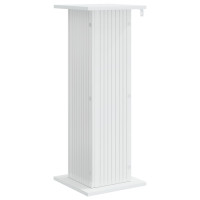 Produktbild för Växtställ 2 pcs Vit högglans 30,5 x 30 x 80,5 cm