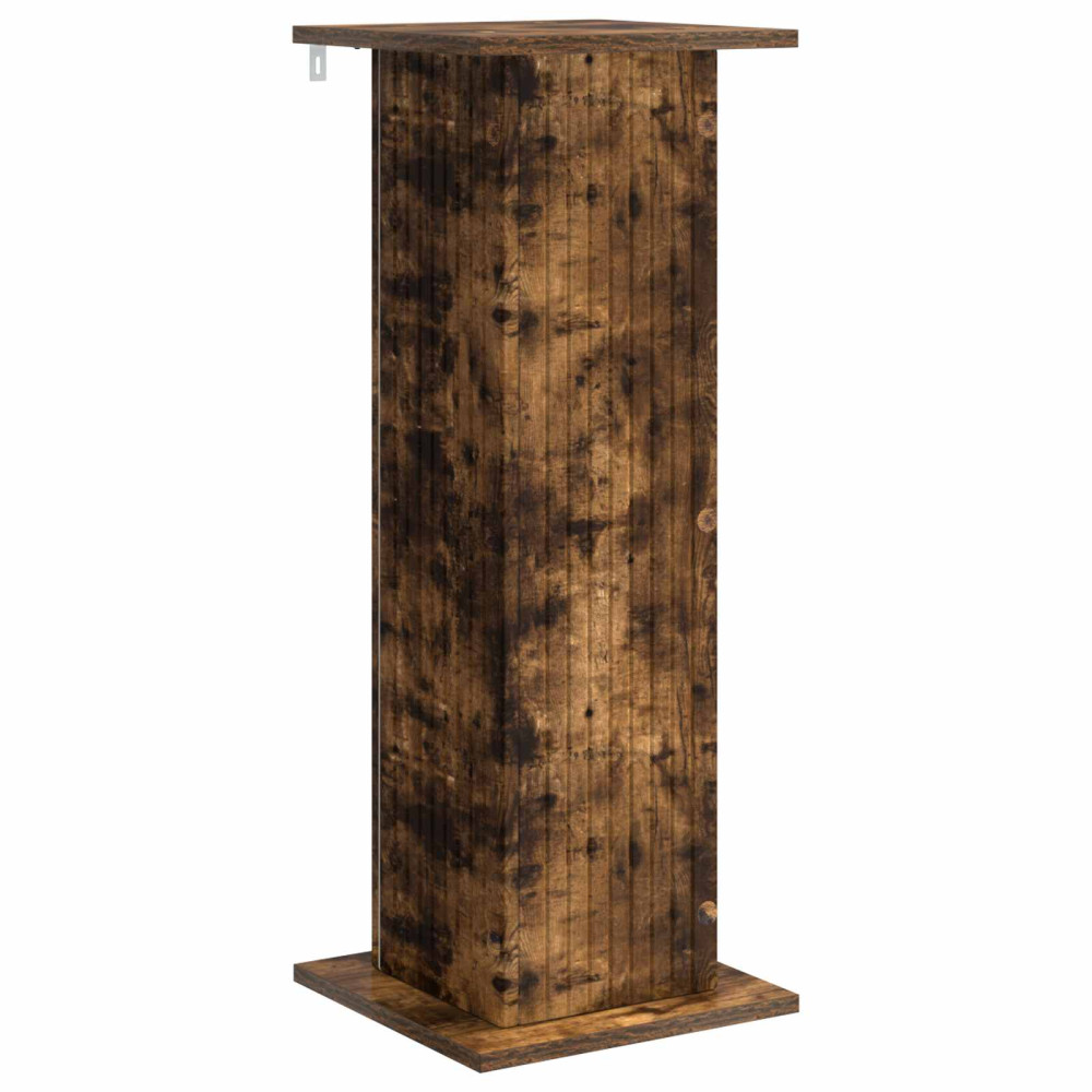 Produktbild för Växtställ Rökt ek 30,5 x 30 x 80,5 cm Konstruerat trä