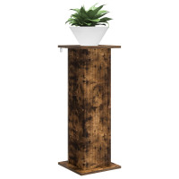Produktbild för Växtställ 2 pcs Rökt ek 30,5 x 30 x 80,5 cm Konstruerat trä
