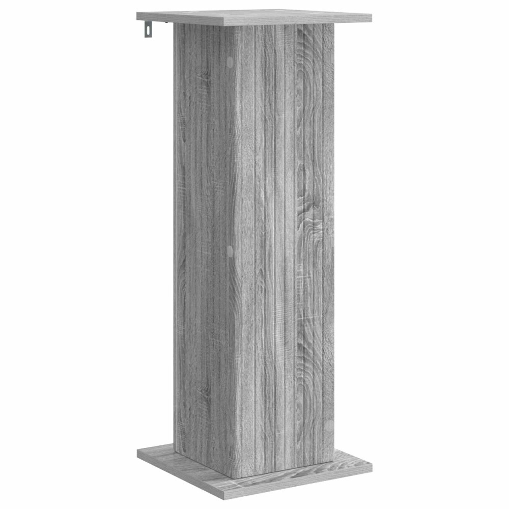 Produktbild för Växtställ 2 pcs Grå sonoma-ek 30,5 x 30 x 80,5 cm