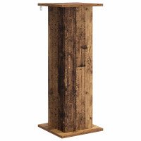 Produktbild för Växtställ 2 pcs Gammalt trä 30,5 x 30 x 80,5 cm Konstruerat trä