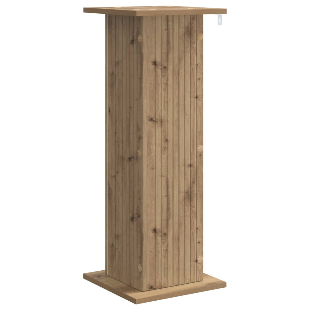 Produktbild för Växtställ 2 st Artisan-ek 30,5 x 30 x 80,5 cm Konstruerat trä
