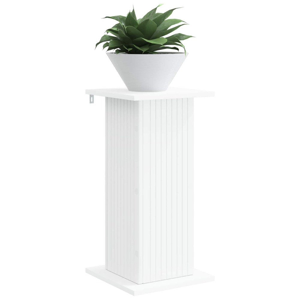 Produktbild för Växtställ Vit 30,5 x 30 x 60,5 cm Konstruerat trä