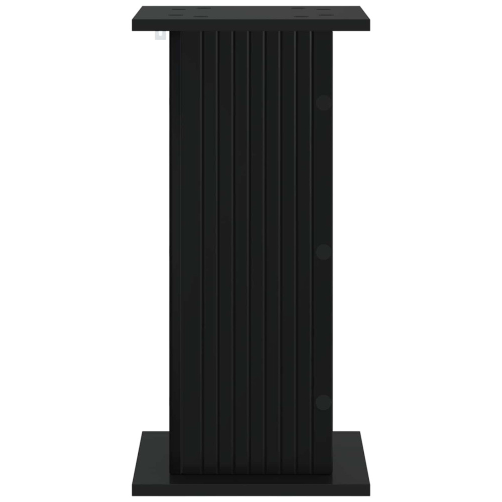 Produktbild för Växtställ Svart 30,5 x 30 x 60,5 cm Konstruerat trä