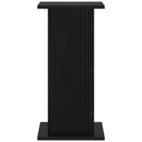 Produktbild för Växtställ Svart 30,5 x 30 x 60,5 cm Konstruerat trä