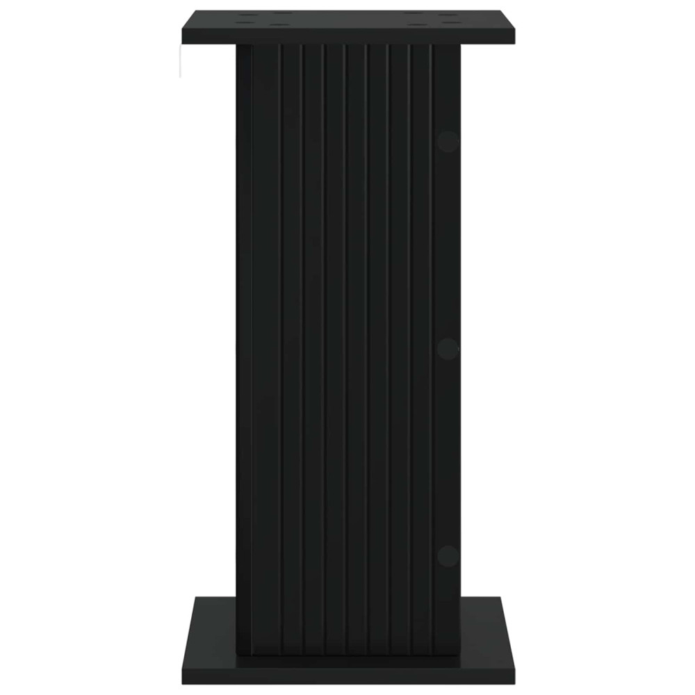 Produktbild för Växtställ Svart 30,5 x 30 x 60,5 cm Konstruerat trä