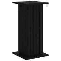 Produktbild för Växtställ Svart 30,5 x 30 x 60,5 cm Konstruerat trä