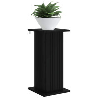 Produktbild för Växtställ 2 pcs Svart 30,5 x 30 x 60,5 cm Konstruerat trä