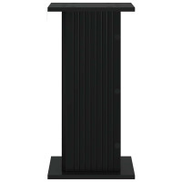 Produktbild för Växtställ 2 pcs Svart 30,5 x 30 x 60,5 cm Konstruerat trä