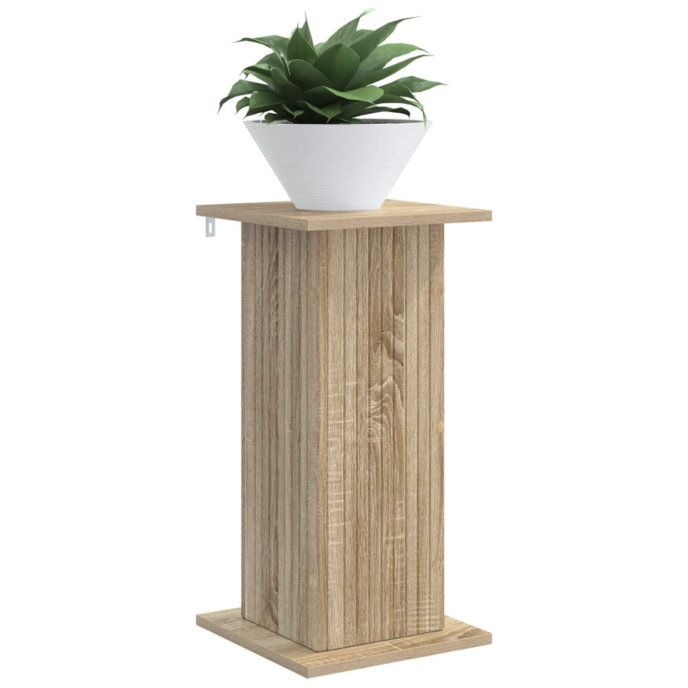 Produktbild för Växtställ 2 pcs Sonoma-ek 30,5 x 30 x 60,5 cm Konstruerat trä