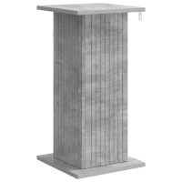 Produktbild för Växtställ Betonggrå 30,5 x 30 x 60,5 cm Konstruerat trä