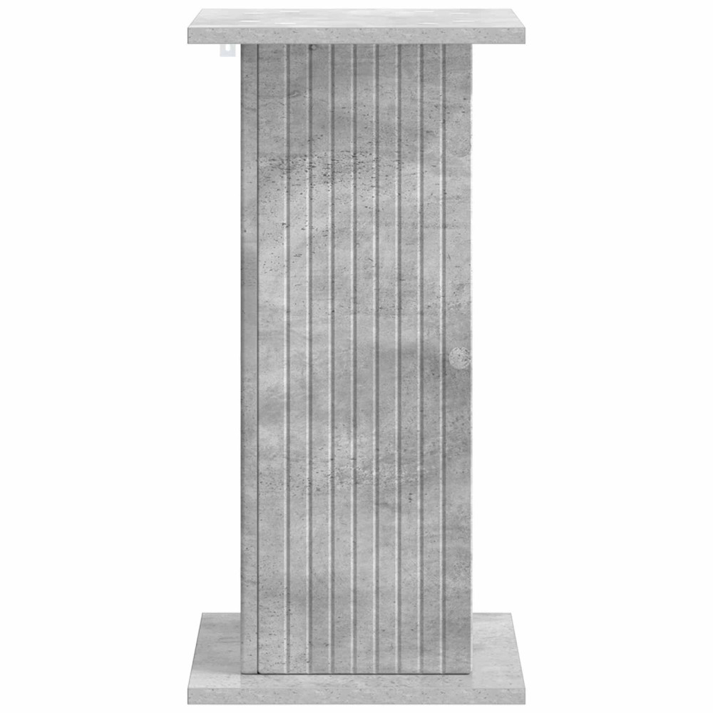 Produktbild för Växtställ 2 pcs Betonggrå 30,5 x 30 x 60,5 cm Konstruerat trä
