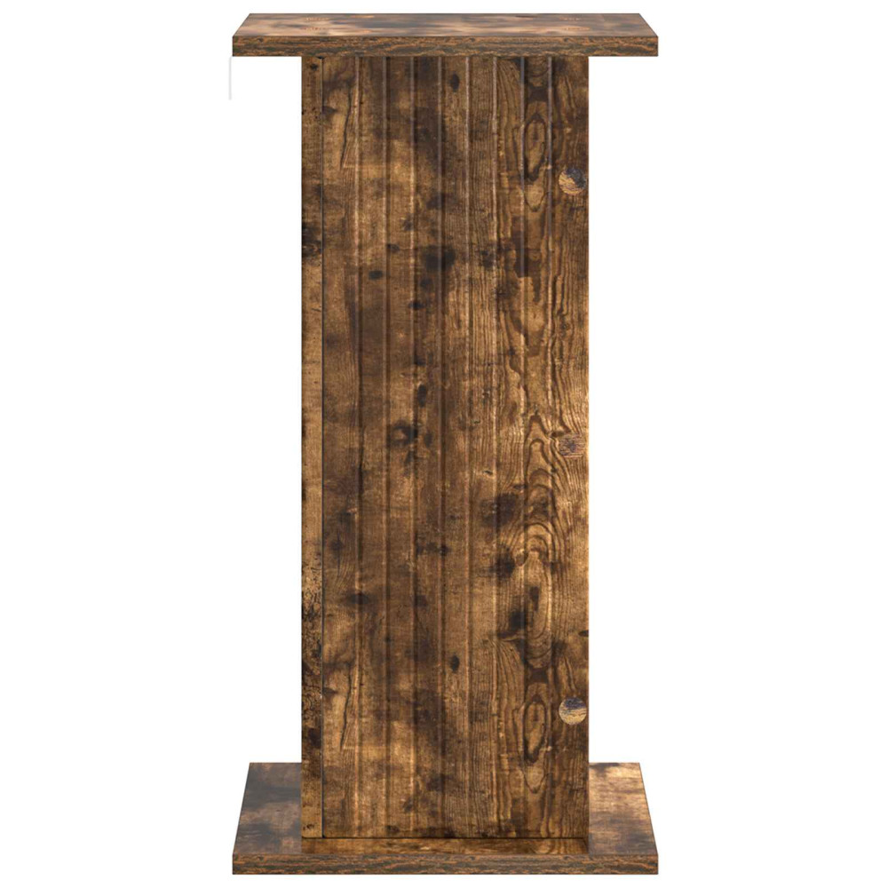 Produktbild för Växtställ Rökt ek 30,5 x 30 x 60,5 cm Konstruerat trä