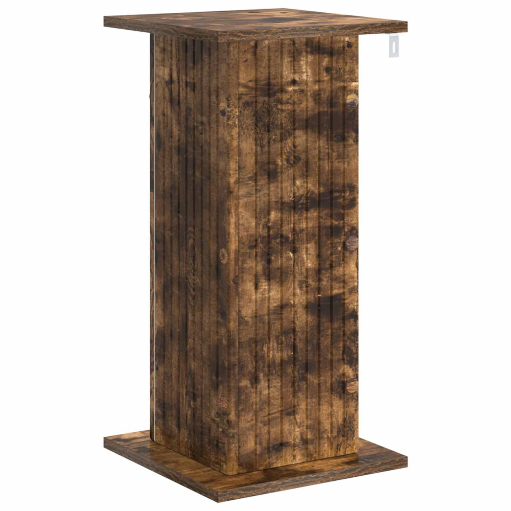 Produktbild för Växtställ Rökt ek 30,5 x 30 x 60,5 cm Konstruerat trä