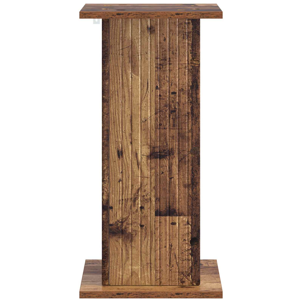 Produktbild för Växtställ 2 pcs Gammalt trä 30,5 x 30 x 60,5 cm Konstruerat trä