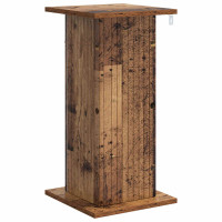 Produktbild för Växtställ 2 pcs Gammalt trä 30,5 x 30 x 60,5 cm Konstruerat trä