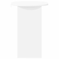 Produktbild för Sidobord Vit 50 x 39,5 x 55 cm Konstruerat trä