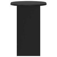 Produktbild för Sidobord Svart 50 x 39,5 x 55 cm Konstruerat trä
