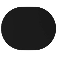 Produktbild för Sidobord Svart 50 x 39,5 x 55 cm Konstruerat trä