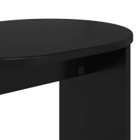 Produktbild för Sidobord Svart 50 x 39,5 x 55 cm Konstruerat trä
