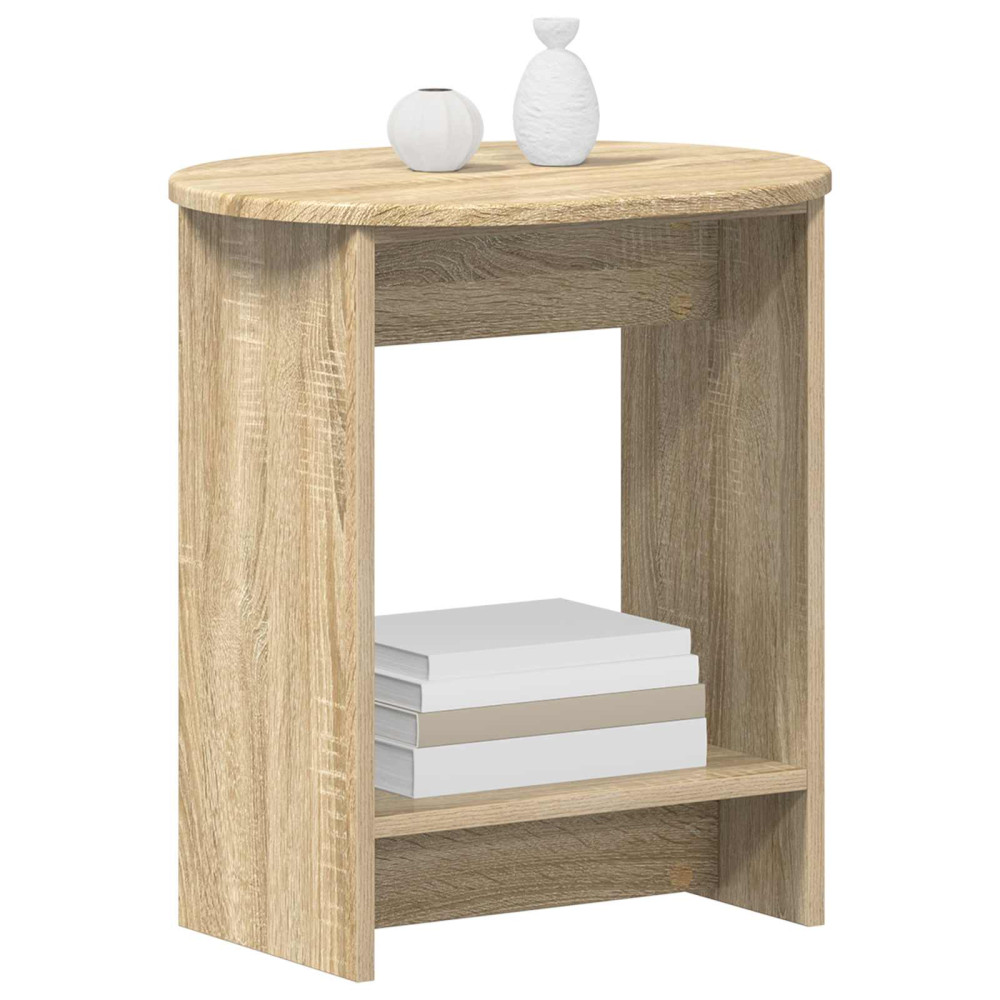 Produktbild för Sidobord Sonoma-ek 50 x 39,5 x 55 cm Konstruerat trä