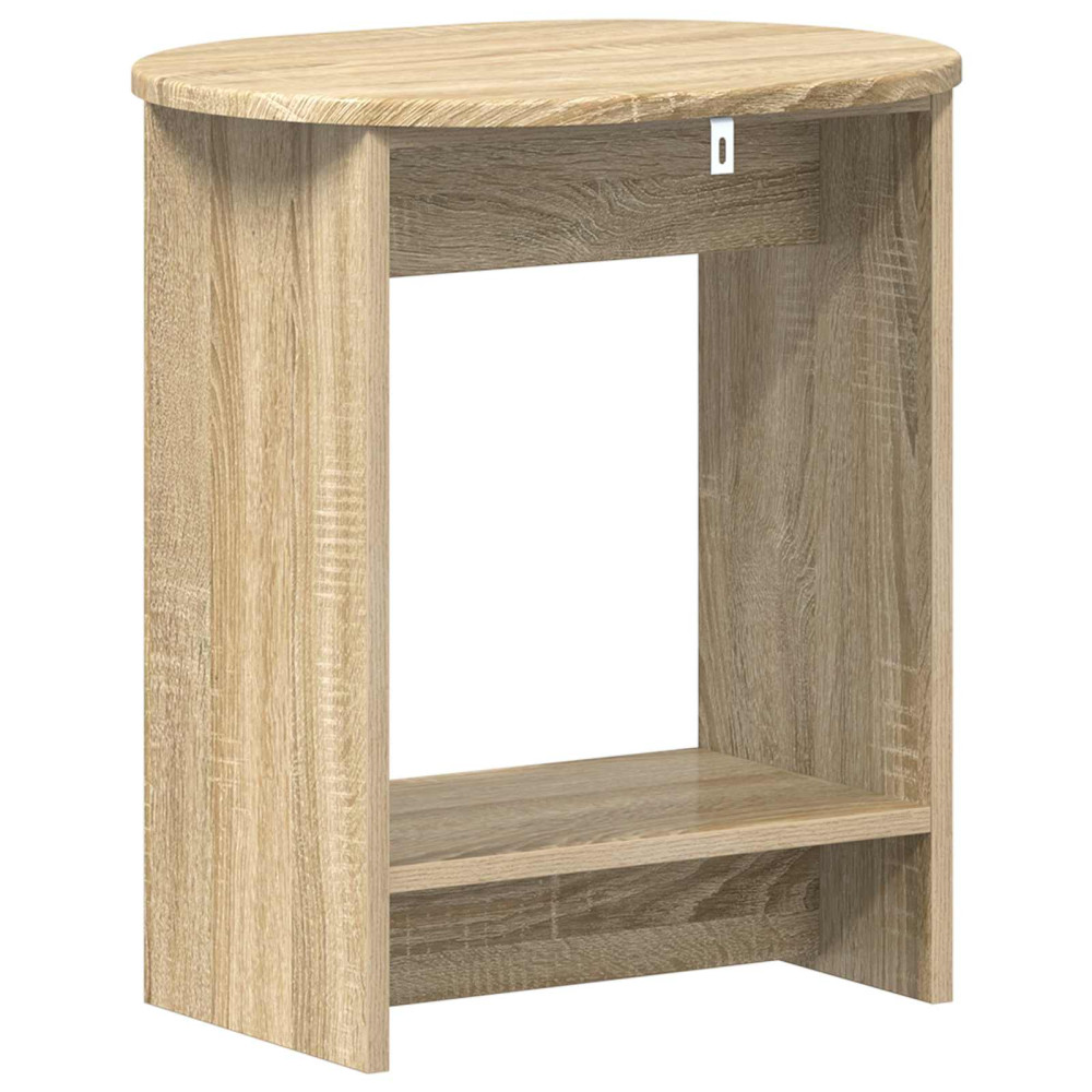 Produktbild för Sidobord Sonoma-ek 50 x 39,5 x 55 cm Konstruerat trä