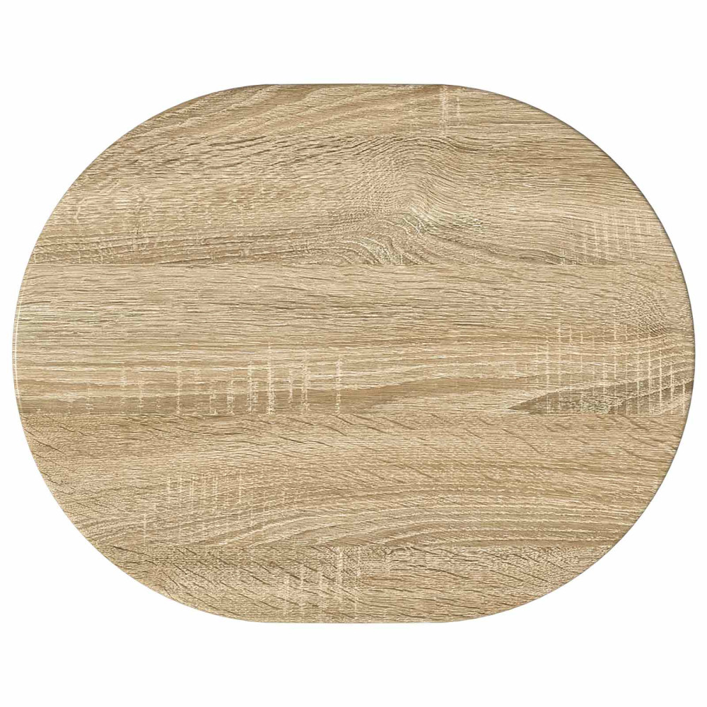 Produktbild för Sidobord Sonoma-ek 50 x 39,5 x 55 cm Konstruerat trä