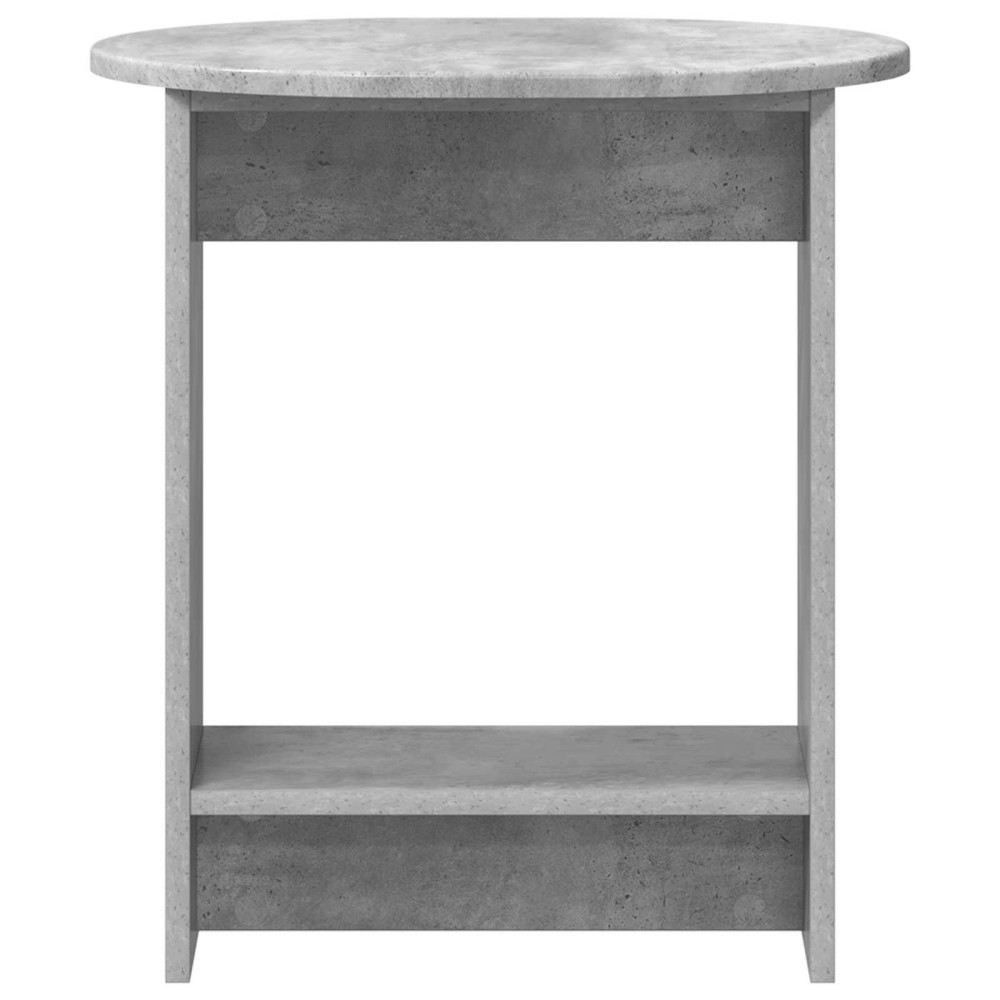 Produktbild för Sidobord Betonggrå 50 x 39,5 x 55 cm Konstruerat trä