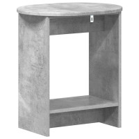 Produktbild för Sidobord Betonggrå 50 x 39,5 x 55 cm Konstruerat trä