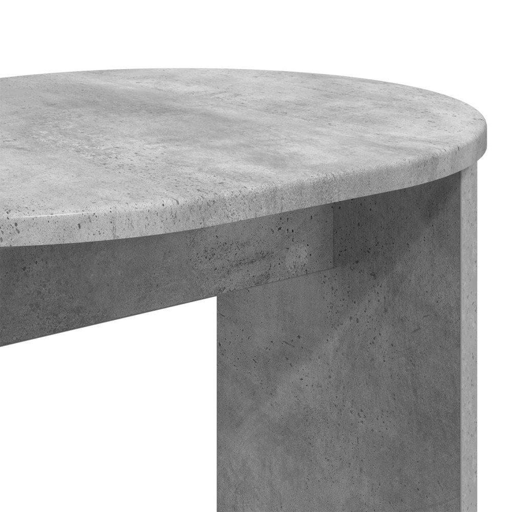 Produktbild för Sidobord Betonggrå 50 x 39,5 x 55 cm Konstruerat trä