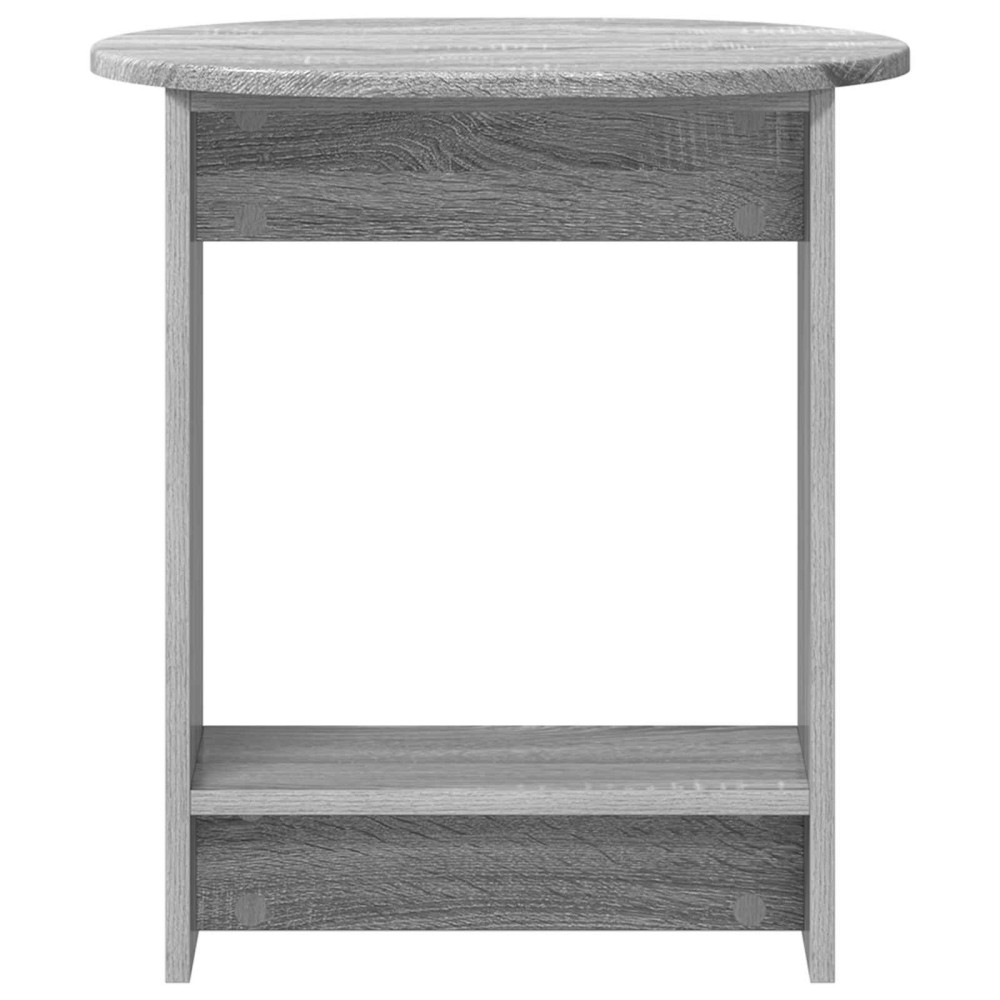 Produktbild för Sidobord Grå sonoma-ek 50 x 39,5 x 55 cm Konstruerat trä