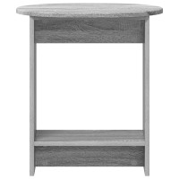 Produktbild för Sidobord Grå sonoma-ek 50 x 39,5 x 55 cm Konstruerat trä