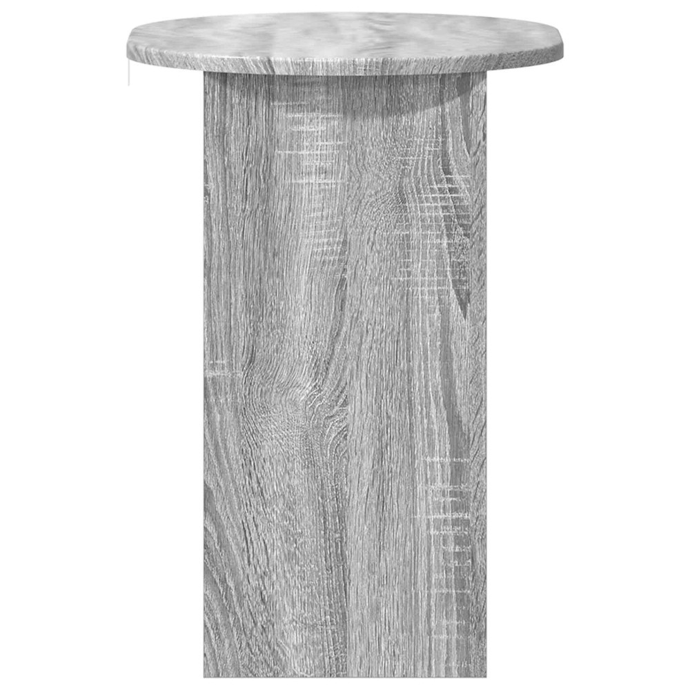 Produktbild för Sidobord Grå sonoma-ek 50 x 39,5 x 55 cm Konstruerat trä