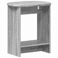 Produktbild för Sidobord Grå sonoma-ek 50 x 39,5 x 55 cm Konstruerat trä
