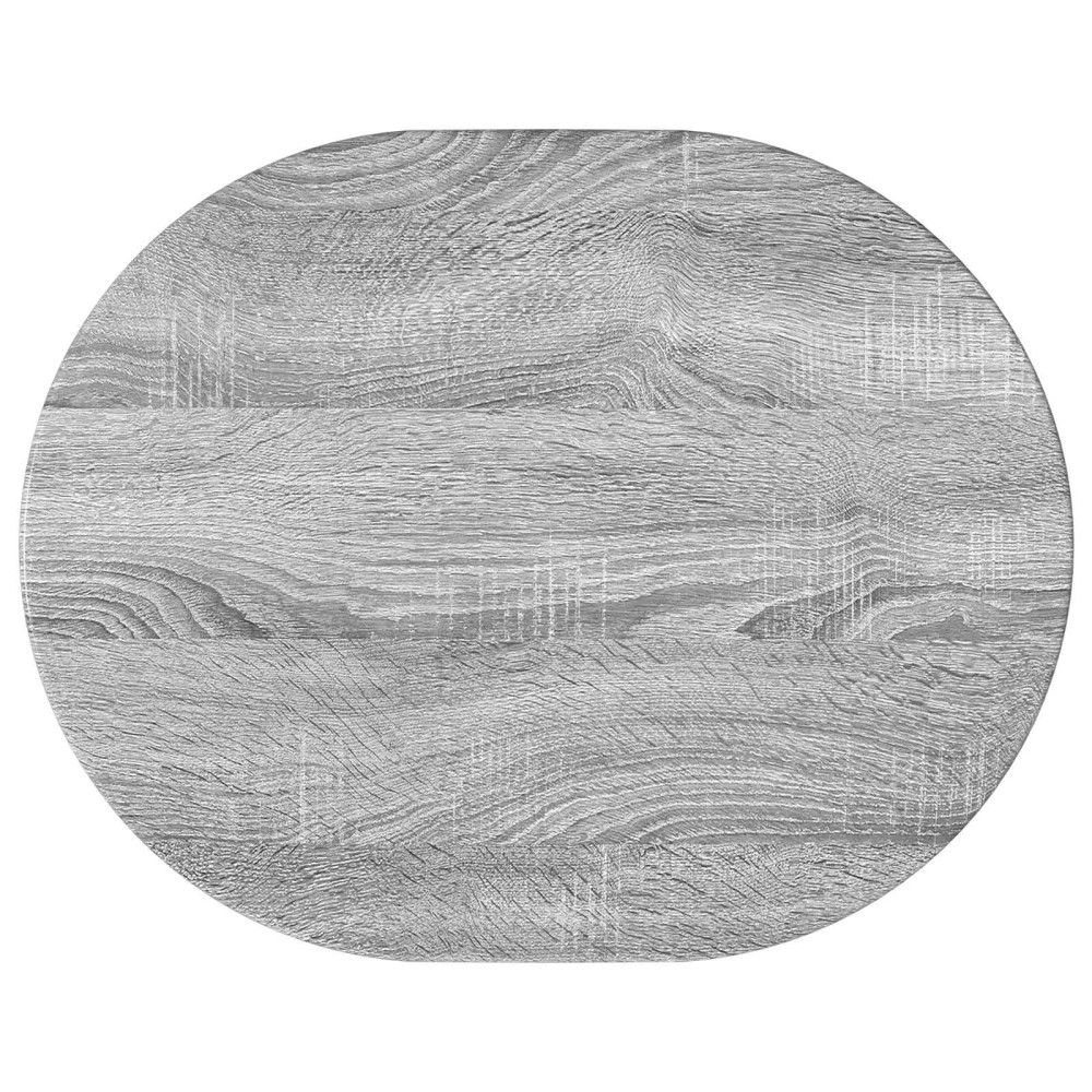 Produktbild för Sidobord Grå sonoma-ek 50 x 39,5 x 55 cm Konstruerat trä