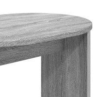 Produktbild för Sidobord Grå sonoma-ek 50 x 39,5 x 55 cm Konstruerat trä