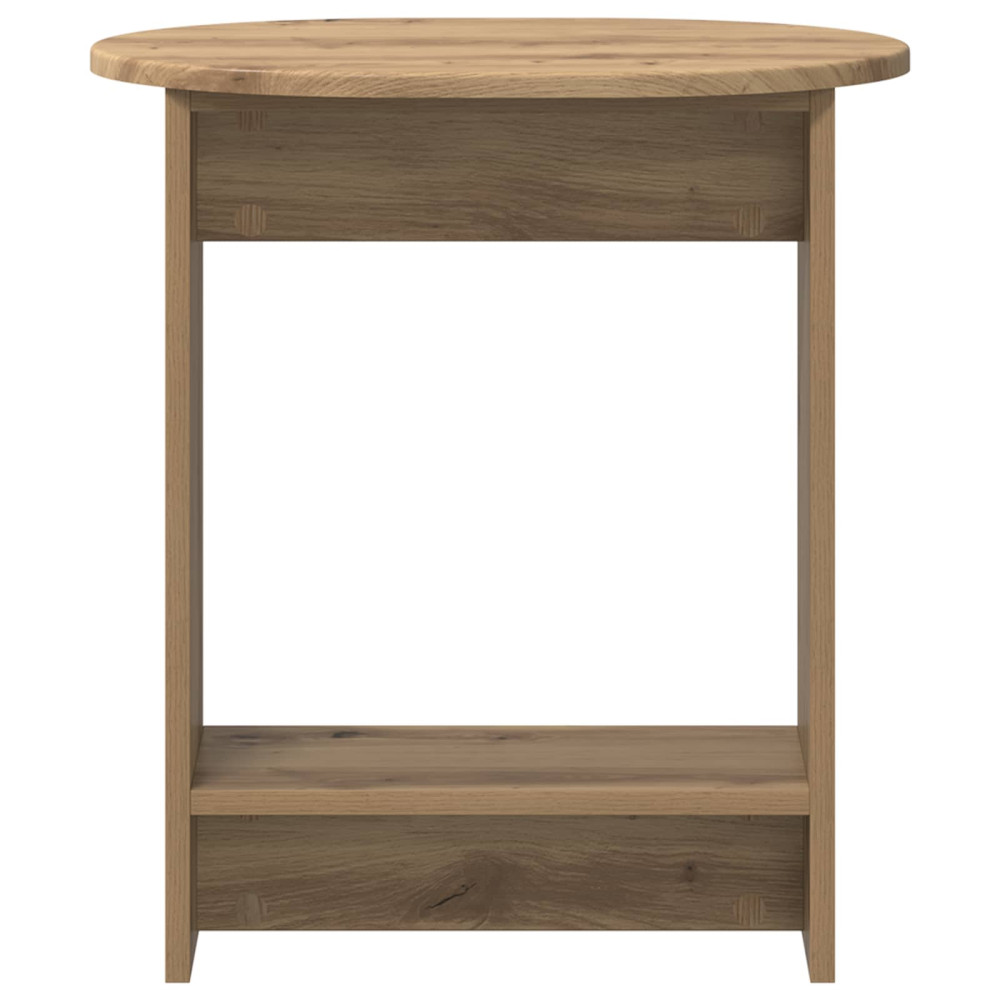 Produktbild för Sidobord Artisan-ek 50 x 39,5 x 55 cm Konstruerat trä