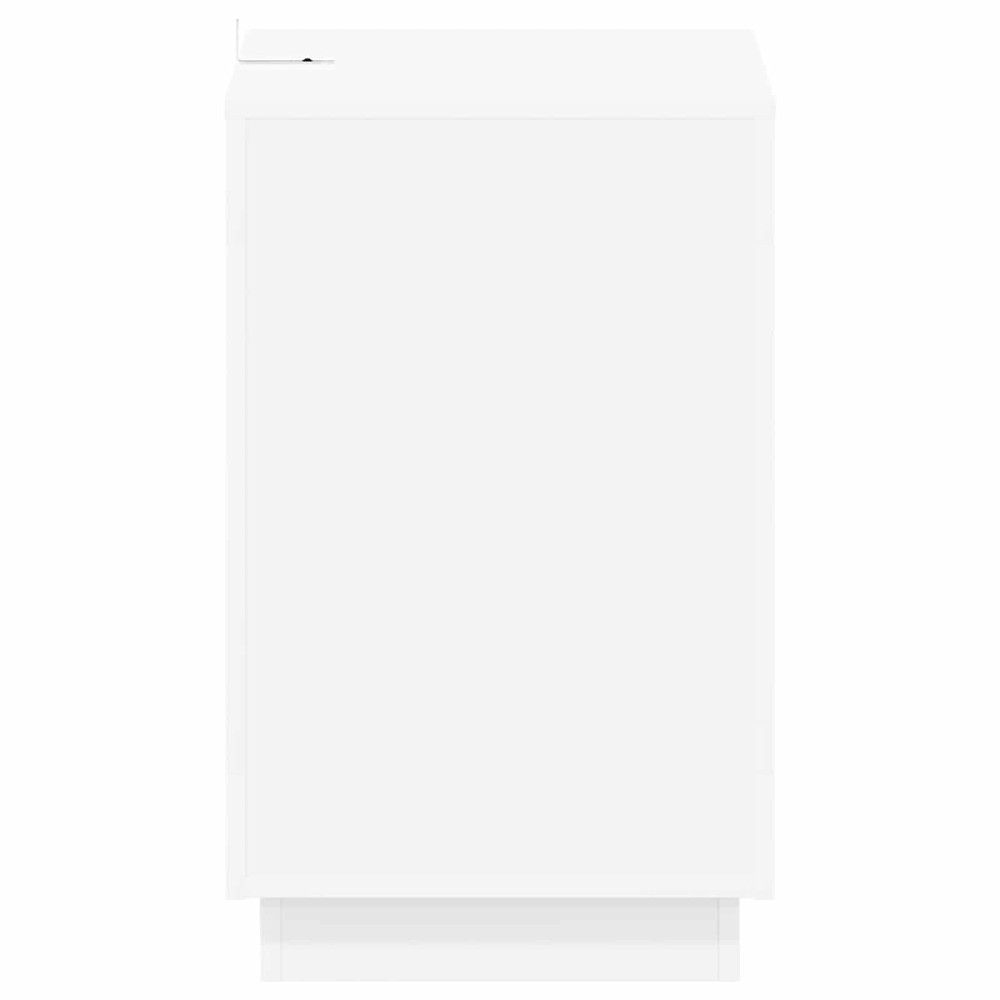 Produktbild för Sidobord Vit 60 x 40 x 65 cm Konstruerat trä