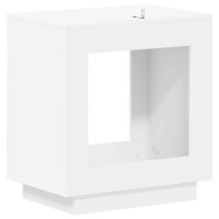 Produktbild för Sidobord Vit 60 x 40 x 65 cm Konstruerat trä