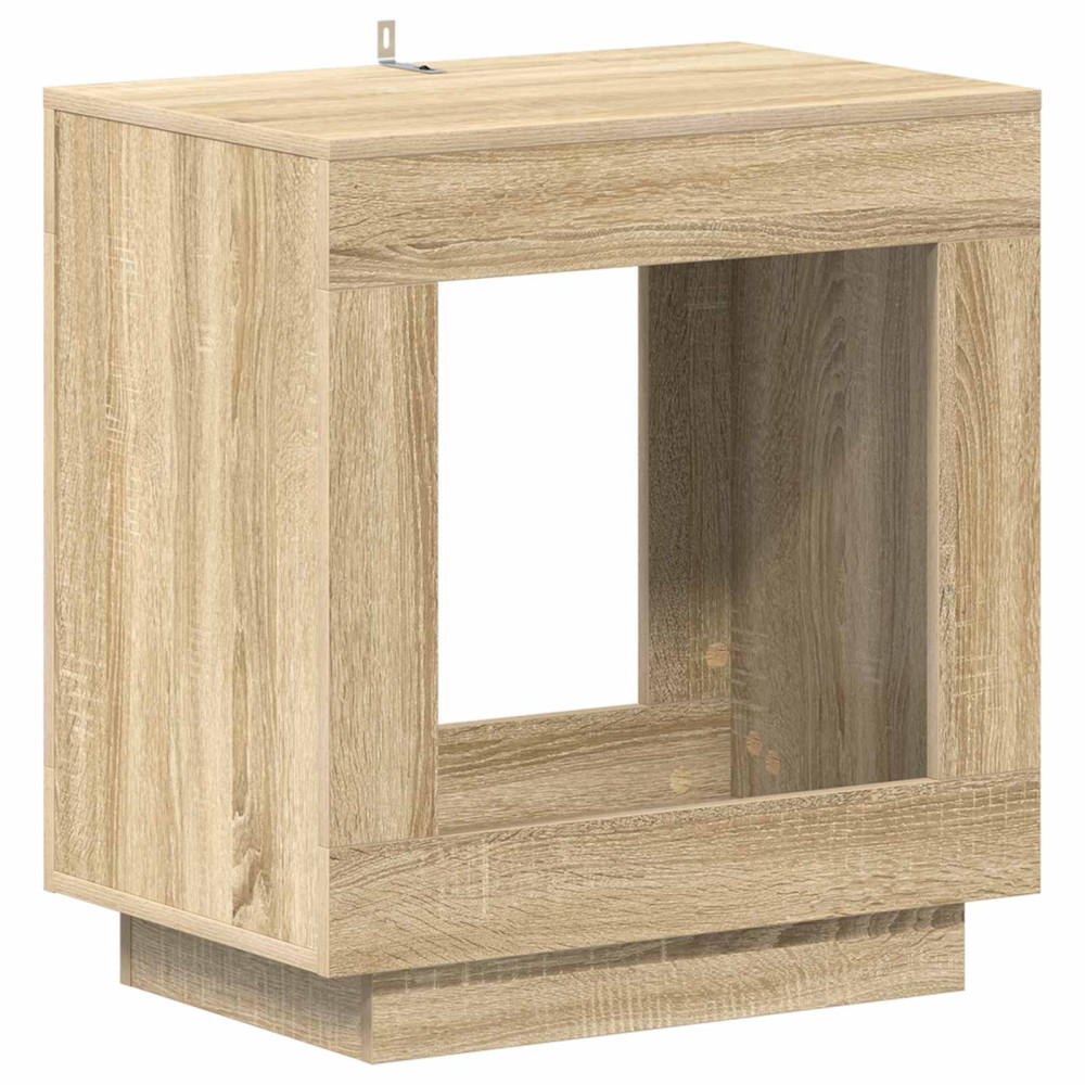 Produktbild för Sidobord Sonoma-ek 60 x 40 x 65 cm Konstruerat trä