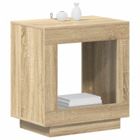 Produktbild för Sidobord Sonoma-ek 60 x 40 x 65 cm Konstruerat trä