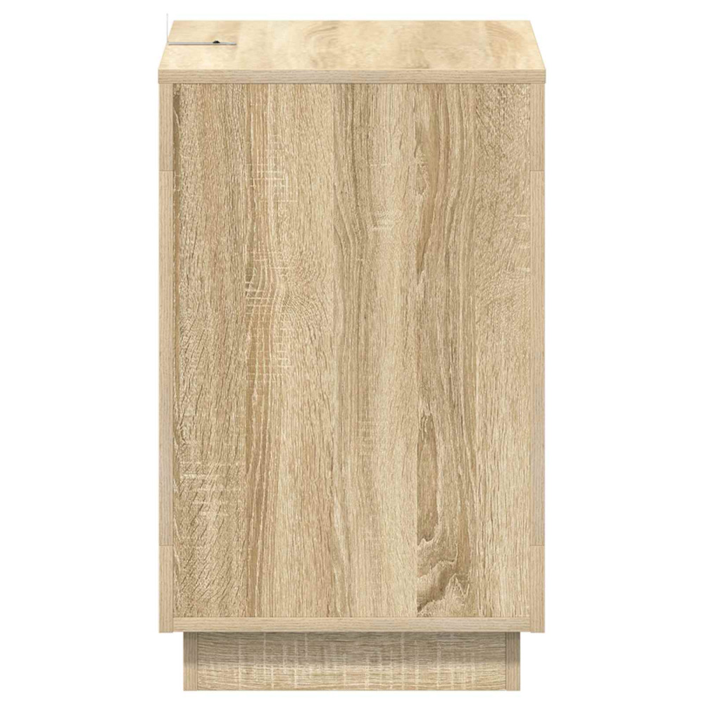 Produktbild för Sidobord Sonoma-ek 60 x 40 x 65 cm Konstruerat trä