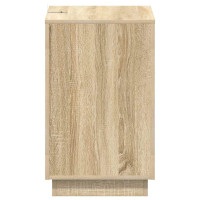 Produktbild för Sidobord Sonoma-ek 60 x 40 x 65 cm Konstruerat trä