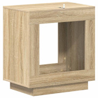 Produktbild för Sidobord Sonoma-ek 60 x 40 x 65 cm Konstruerat trä