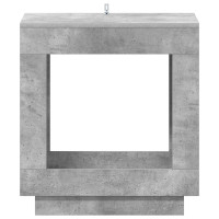 Produktbild för Sidobord Betonggrå 60 x 40 x 65 cm Konstruerat trä