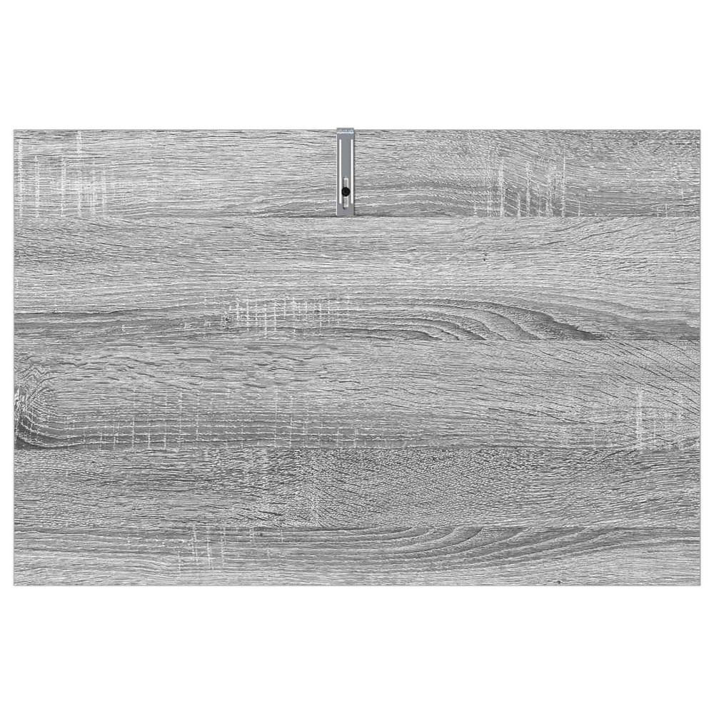 Produktbild för Sidobord Grå sonoma-ek 60 x 40 x 65 cm Konstruerat trä